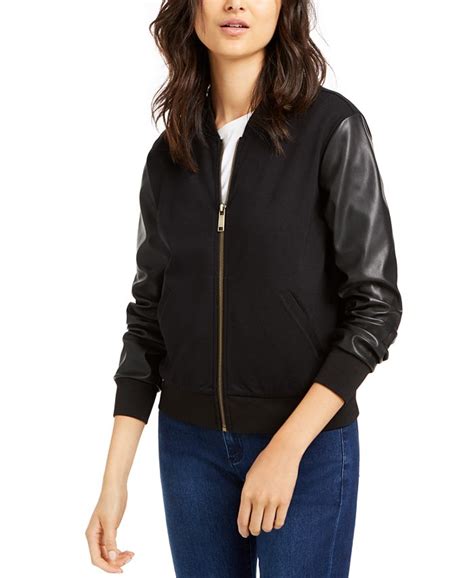 Women's Michael Kors Collection Bomber Jackets .